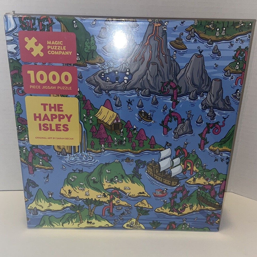 The Happy Isles - 1000-Piece Jigsaw Puzzle from Magic Company 1000